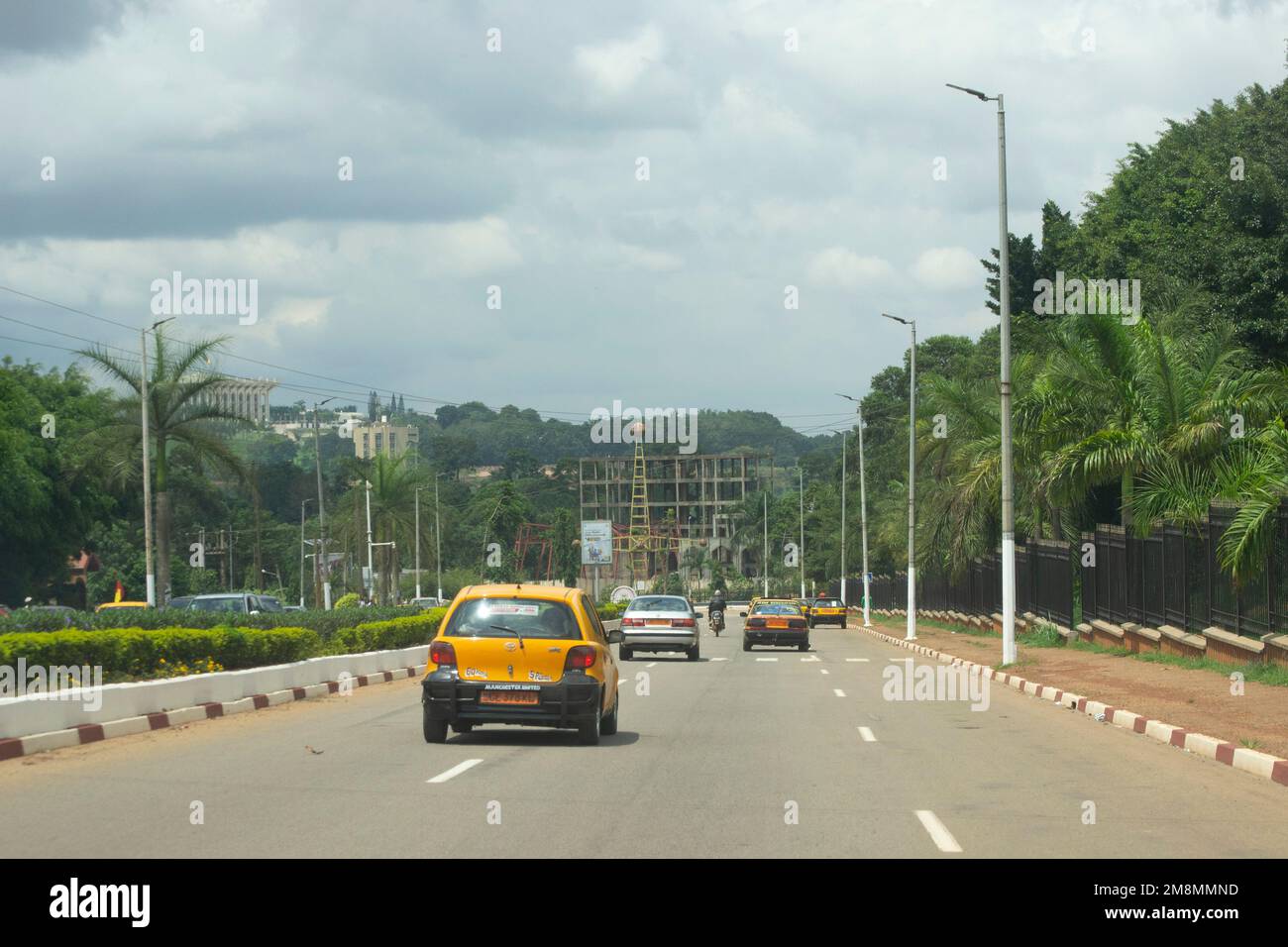 Blick von Yaounde, Kamerun Stockfoto