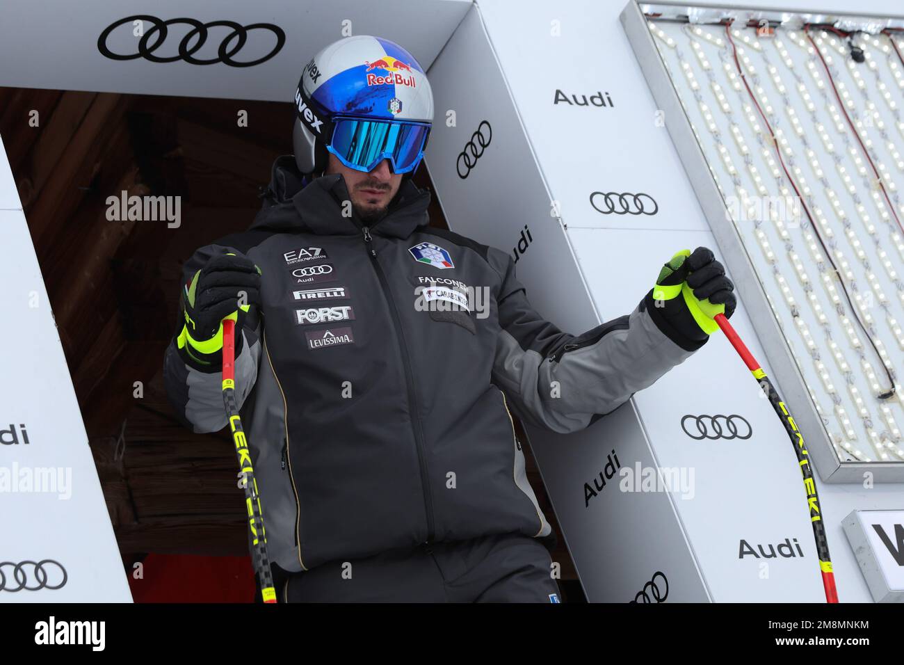 Wengen, Schweiz. 14. Januar 2023. FIS ALPINE SKI WORLD CUP 2023, Herren DownhillWengen, Schweiz, SUI 2023-01-14 - Samstag Bild zeigt PARIS Dominik (ITA) Kredit: Independent Photo Agency/Alamy Live News Stockfoto