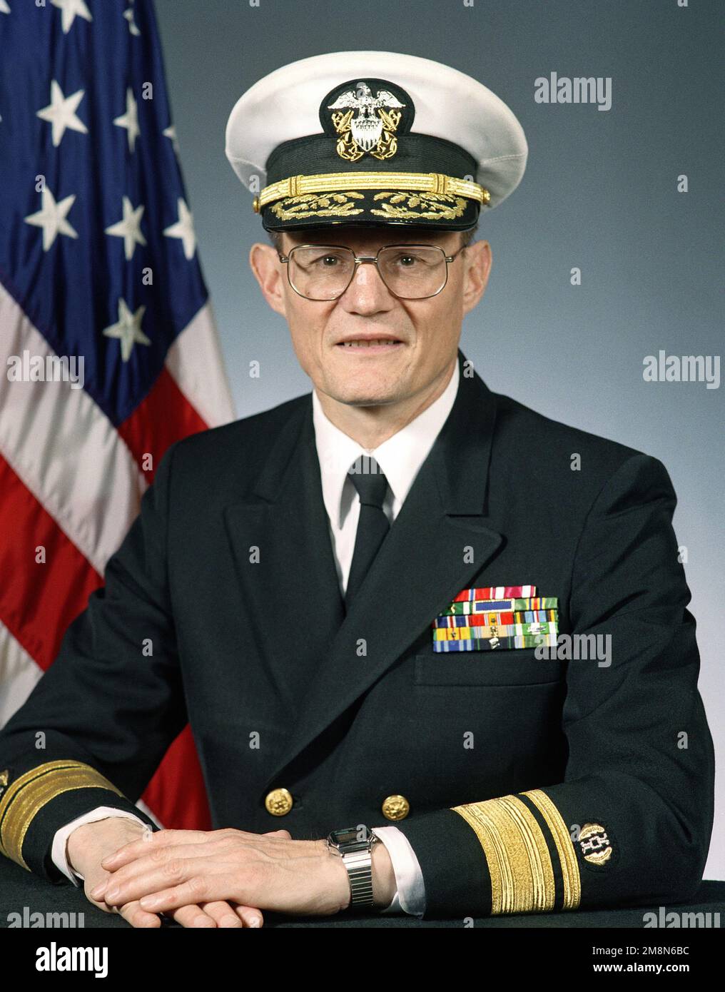 United States Navy Offizielles Foto von RADM (Upper Half, Judge Advocate General's Corps) Clifford J. Sturek, Navy Richter Advocate General. (Reserve). Basis: Washington State: District of Columbia (DC) Land: Vereinigte Staaten von Amerika (USA) Stockfoto