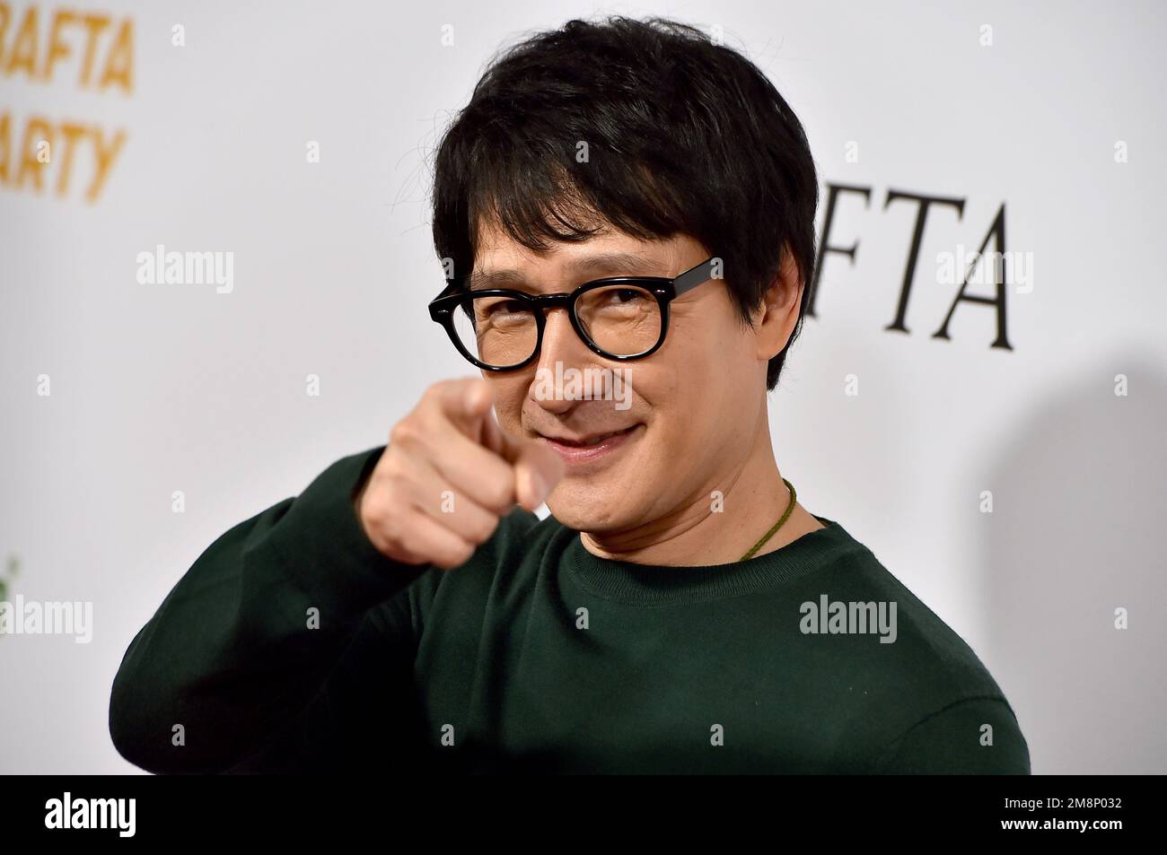 Ke Huy Quan arrives at the 2023 BAFTA Tea Party, Saturday, Jan. 14 ...