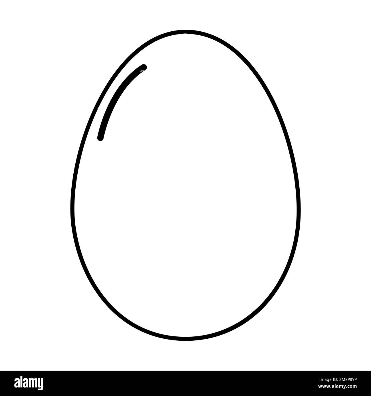 Ei-Symbol, Schale ostern Symbol, gesunde Natur Lebensmittel, Vektor-Illustration, Bio-Protein Bauernhof . Stock Vektor