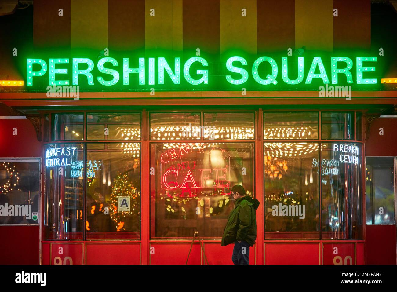 New York City Manhattan Pershing Square Stockfoto