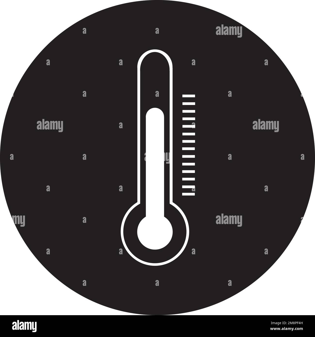 Termometer-Logo-Design Stock Vektor