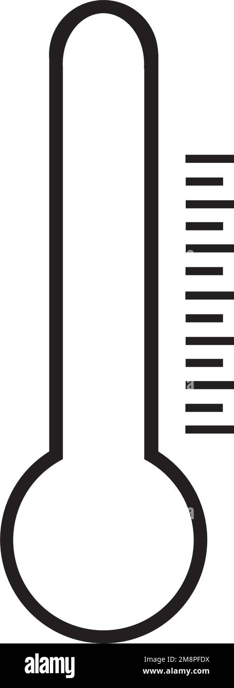 Termometer-Logo-Design Stock Vektor