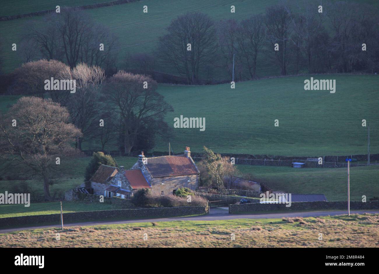 Der Kleine Fryupdale, Die North York Moors Stockfoto