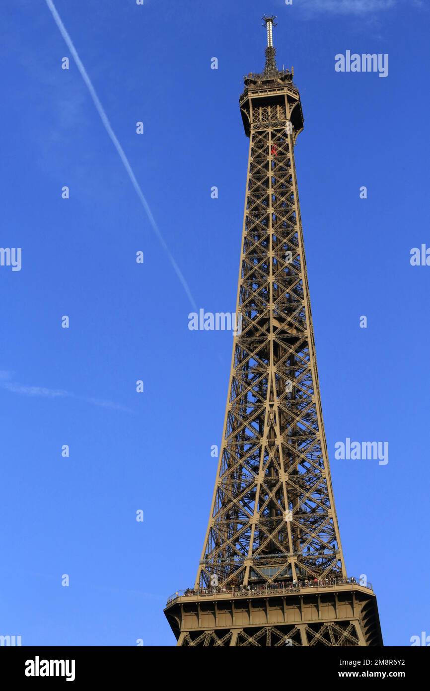 Eiffelturm. Paris. Frankreich. Europa. Stockfoto