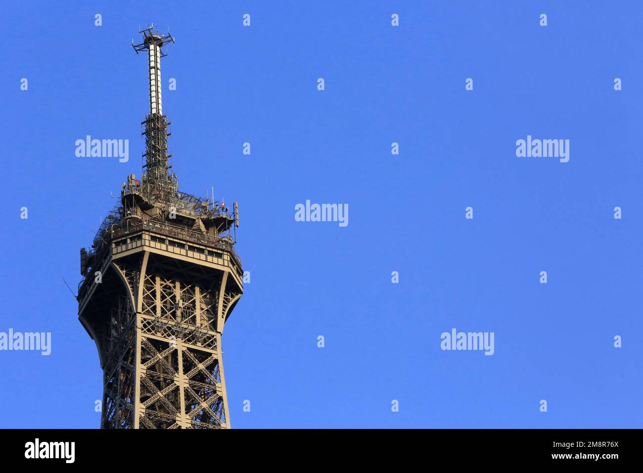 Eiffelturm. Antenne. Paris. Frankreich. Europa. Stockfoto