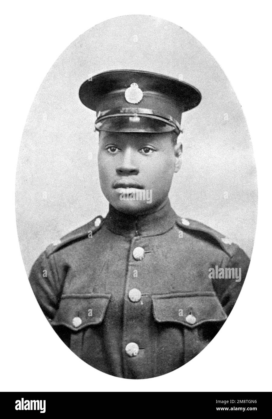 Claude McKay. Porträt des jamaikanisch-amerikanischen Schriftstellers und Dichters Festus Claudius 'Claude' McKay (1890-1948), 1912. Das Foto stammt aus seinem Buch, Lieder von Jamaika. Stockfoto