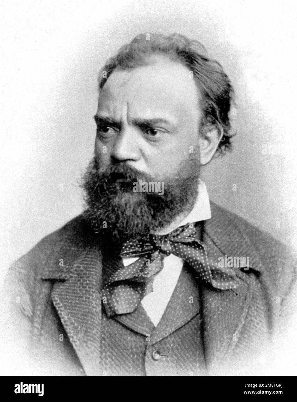 Dvorak. Portrait des tschechischen Komponisten, Antonín Leopold Dvořák (1841-1904), 1882 Stockfoto