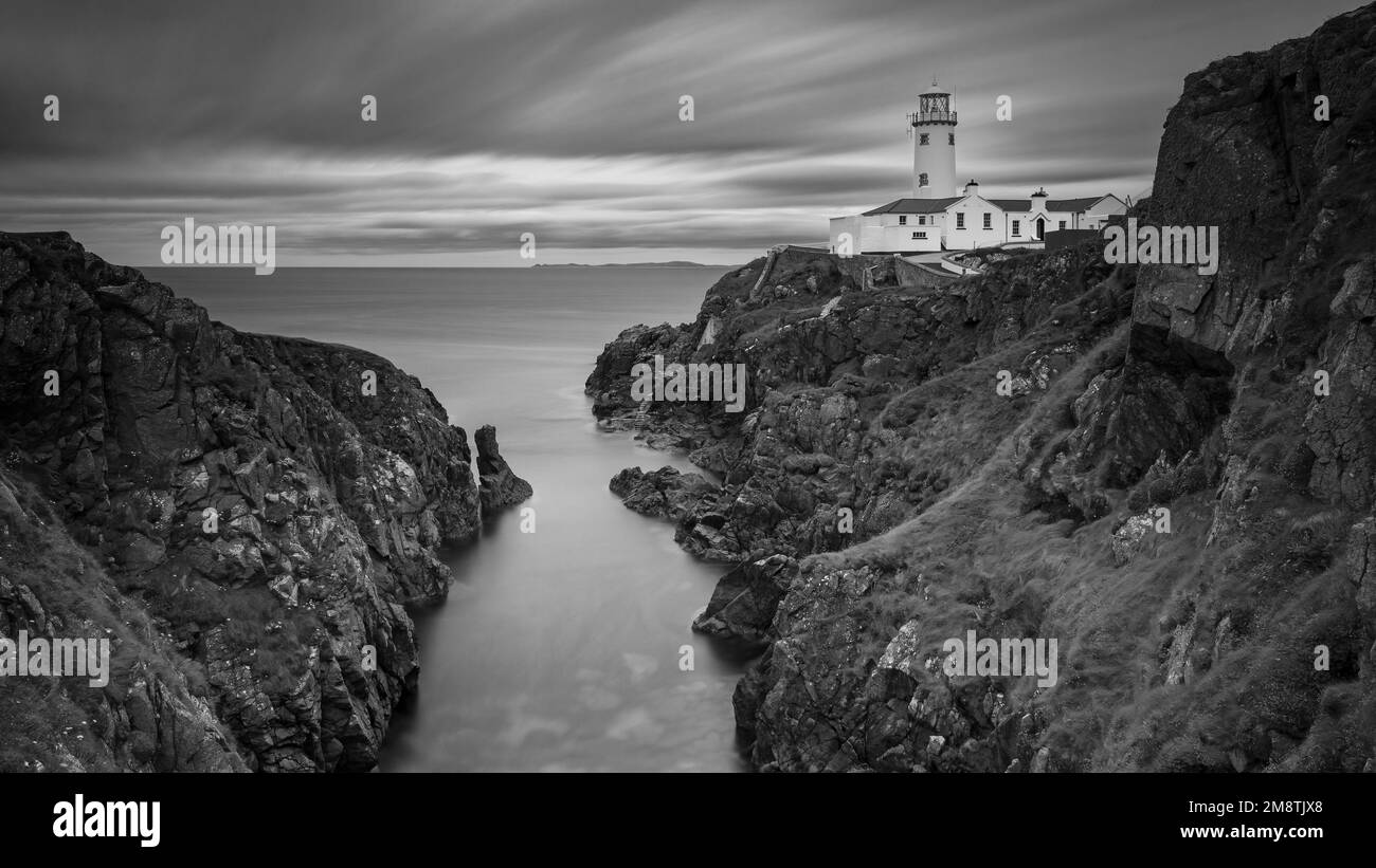 Der Fanad Head Lighthouse in Irland Stockfoto