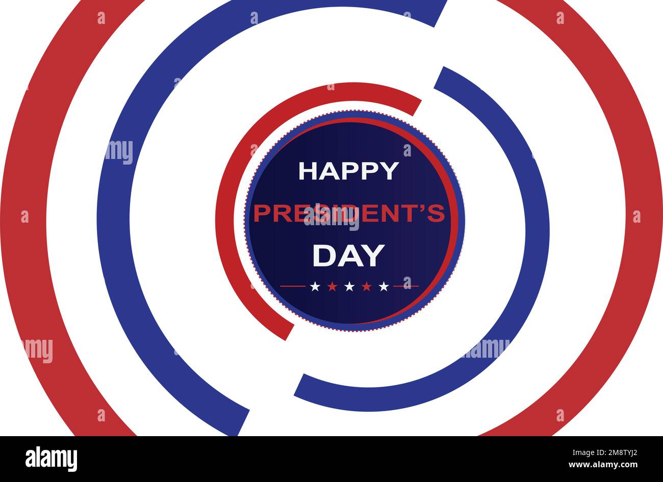 Happy Presidents Day – Hintergrund Stock Vektor