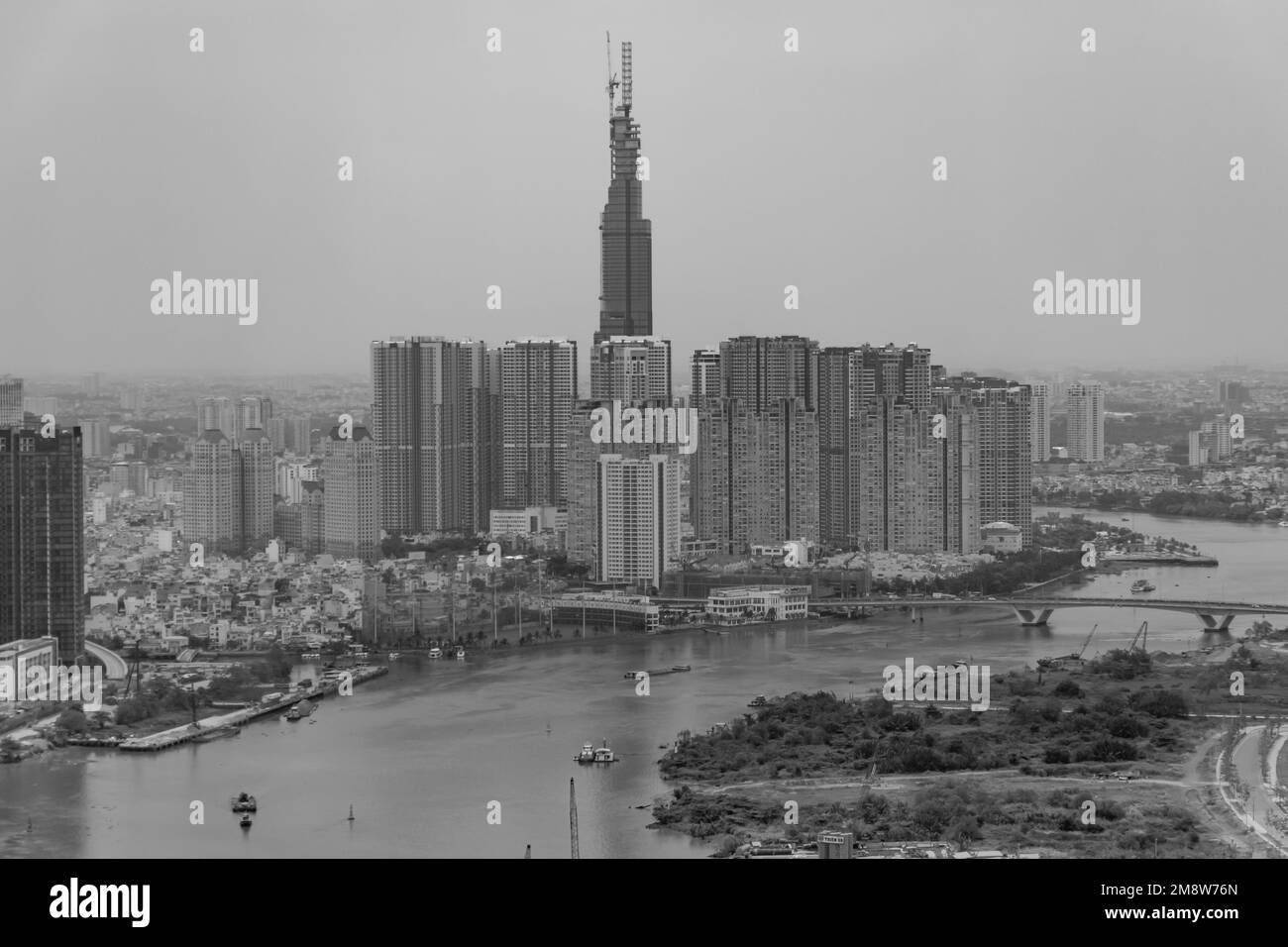 Bitexco Finanzturm Tháp Tài chính Bitexco Ho Chi Minh Vietnam Stockfoto