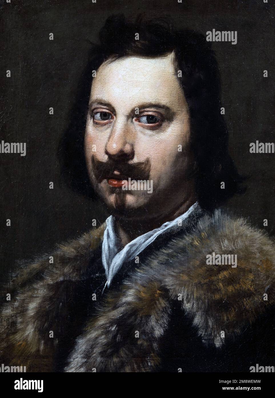 Evangelista Torricelli (1608-1647), italienischer Physiker und Mathematiker. Malerei von Lorenzo Lippi Stockfoto