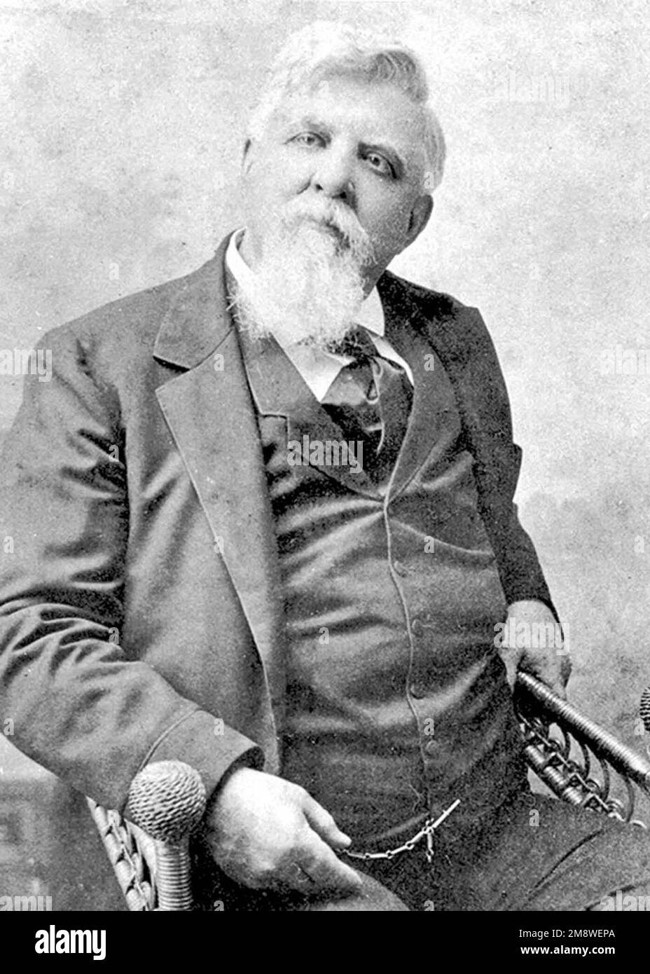 Isaac Parker, Isaac Charles Parker (1838-1896), bekannt als „Hanging Judge“ Parker, amerikanischer Politiker und Jurist. Stockfoto