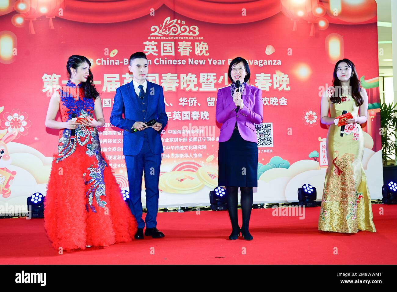 2023 chinesisch britische chinesische neujahrsgala Fotos und