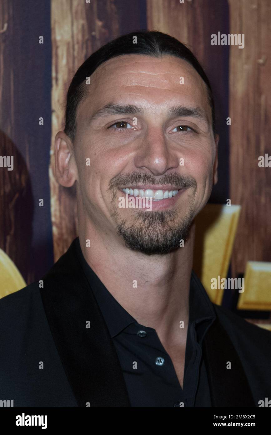 Zlatan Ibrahimovic besucht Asterix et Obelix: L'Empire du Milieu Premiere im Grand Rex Cinema in Paris, Frankreich am 15. Januar 2023. Foto: Aurore Marechal/ABACAPRESS.COM Stockfoto