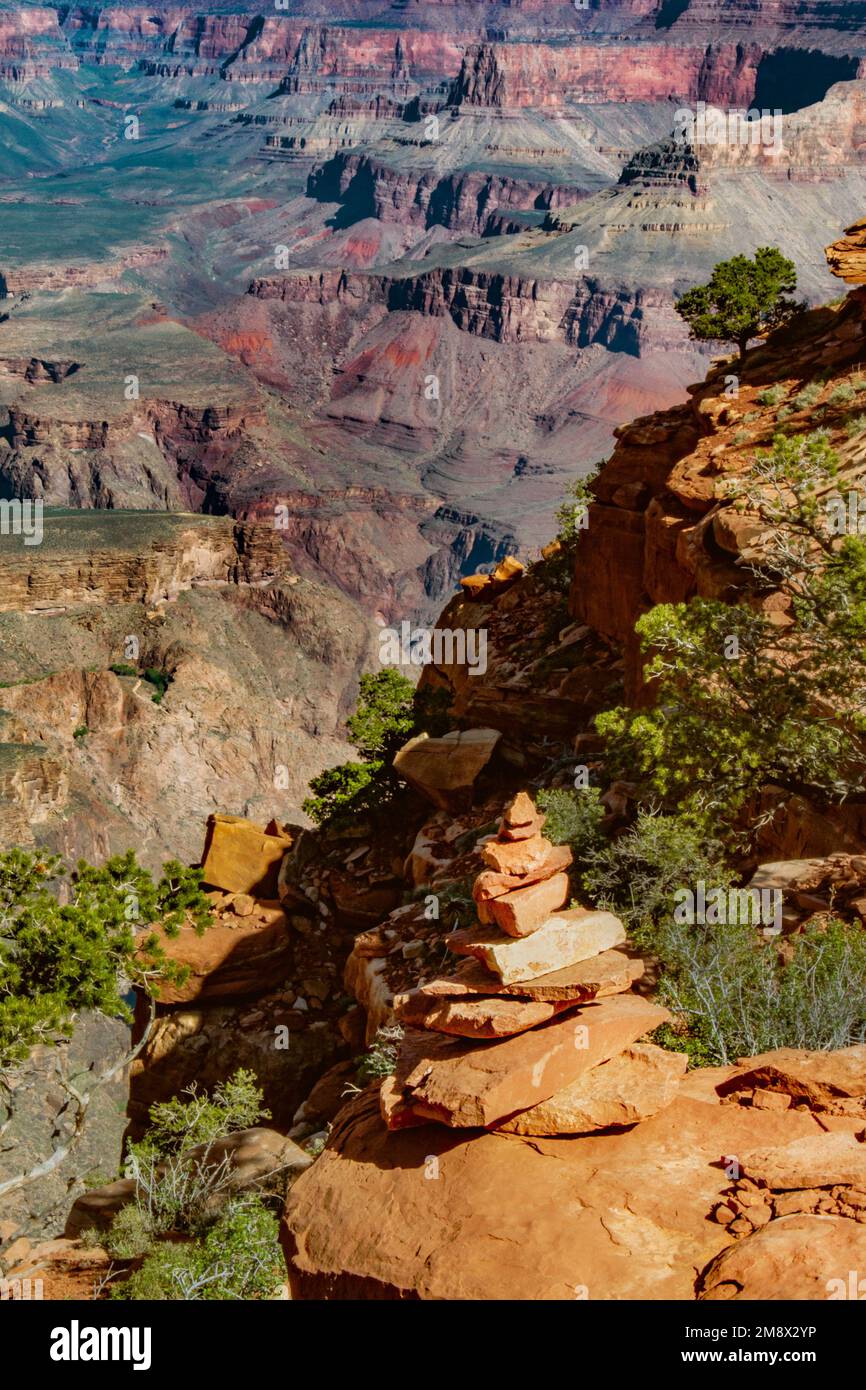 South Kaibab Trail im Grand Canyon-Nationalpark, Arizona, USA. (2011) Stockfoto