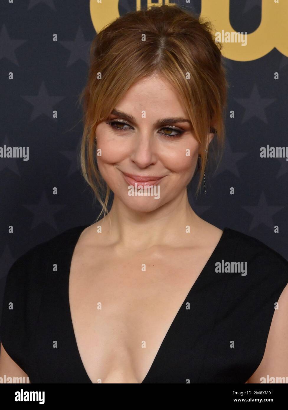 Los Angeles, Usa. 15. Januar 2023. Cara Buono nimmt am Sonntag, den 15. Januar 2023, an den Critics' Choice Awards 28. im Fairmont Century Plaza Teil. Foto: Jim Ruymen/UPI Credit: UPI/Alamy Live News Stockfoto