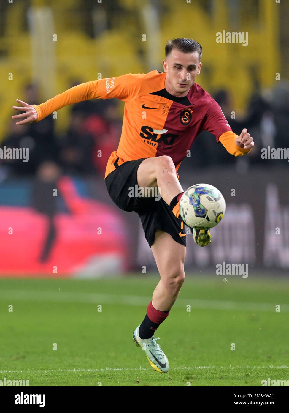 ISTANBUL - Keren Akturkoglu von Galatasaray WÄHREND des türkischen Super-Lig-Spiels zwischen Besiktas AS und Kasimpasa AS im Vodafone-Park am 7. Januar 2023 in Istanbul, Türkei. AP | niederländische Höhe | GERRIT VON KÖLN Stockfoto