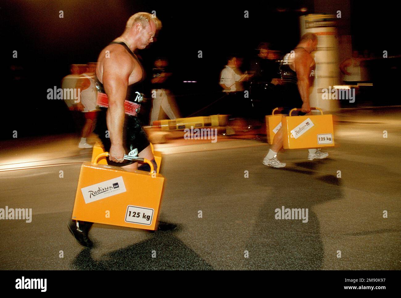 Im Bild: Magnus Samuelsson, Kisa, Schweden, Gewinner der World Superseries. Bauern gehen. Mit seinem Sieg beim schwedischen Grand Prix hat Magnus Samuelsson die Superserie der IFSA gewonnen. Samuelsson sammelte während der einjährigen Superserie die meisten Punkte. Hugo Girard an zweiter Stelle, gefolgt von Svend Karlsen und Brian Schoonveld. Svend und Hugo sind tatsächlich auf dem zweiten Platz, von Hugo erhält den zweiten Platz, seit er einen Superserie-Wettbewerb gewonnen hat, während Svend es nicht getan hat. Foto: Jeppe Gustafsson Stockfoto