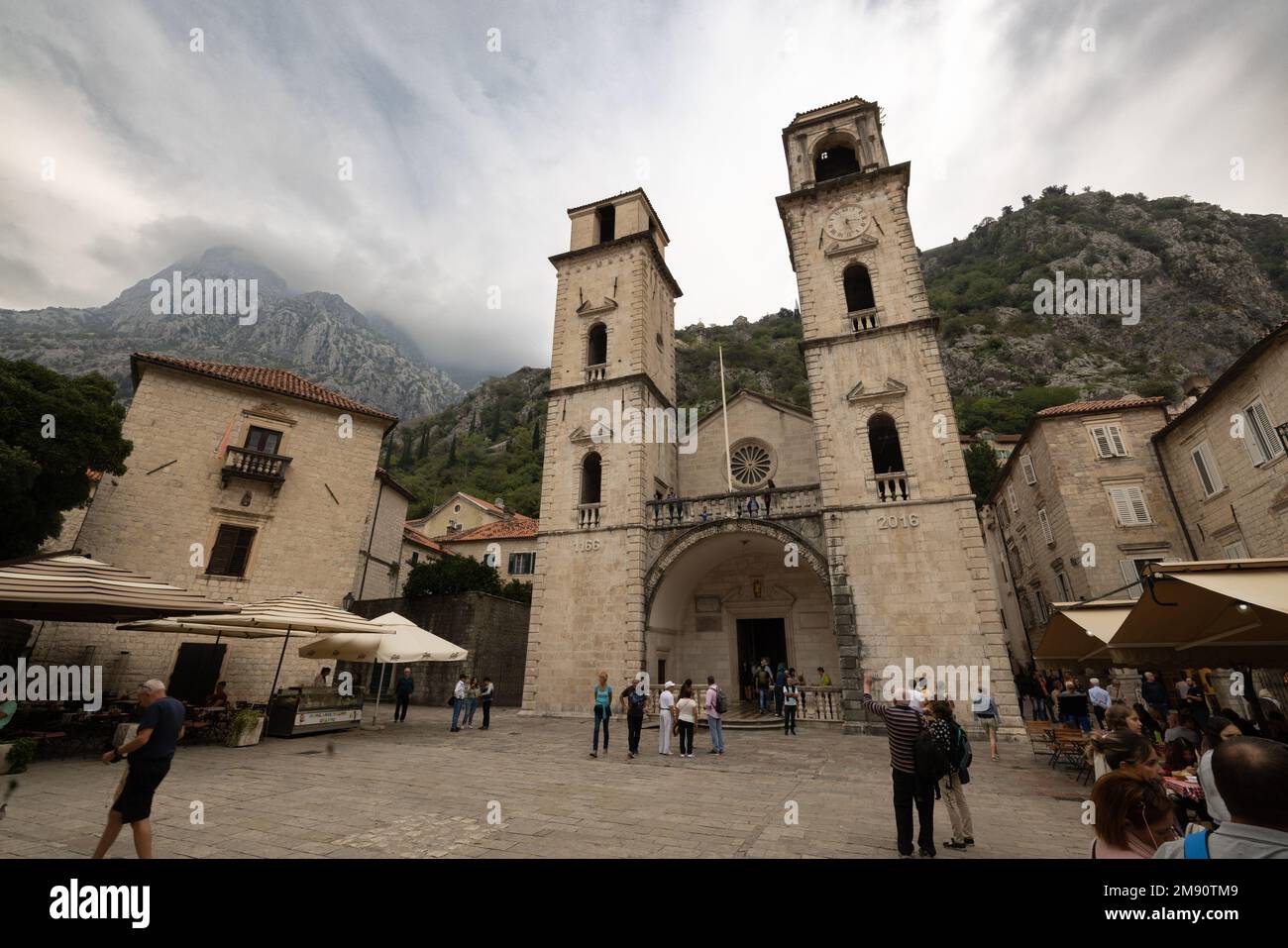 St. Tryphon Kathedrale, Kotor, Montenegro Stockfoto