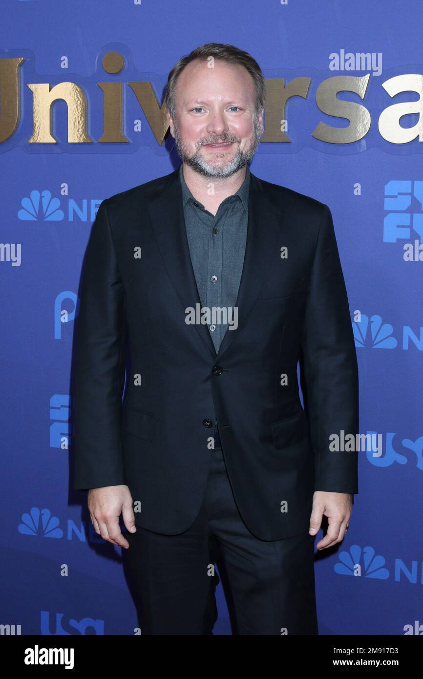 Pasadena, Kalifornien. 15. Januar 2023. Rian Johnson Photo Call für die NBC Universal Winter Press Tour - Teil 2, The Langham, Huntington, Pasadena, Pasadena, CA 15. Januar 2023. Kredit: Priscilla Grant/Everett Collection/Alamy Live News Stockfoto