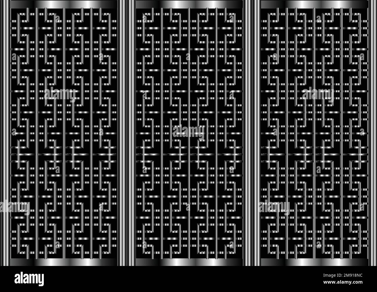 Vintage-Rahmen im arabischen Stil. Goldene Einband-, Grußkarten- oder Prospekthintergrundvorlagen für Bücher, Broschüren, Broschüren und Broschüren. Stock Vektor