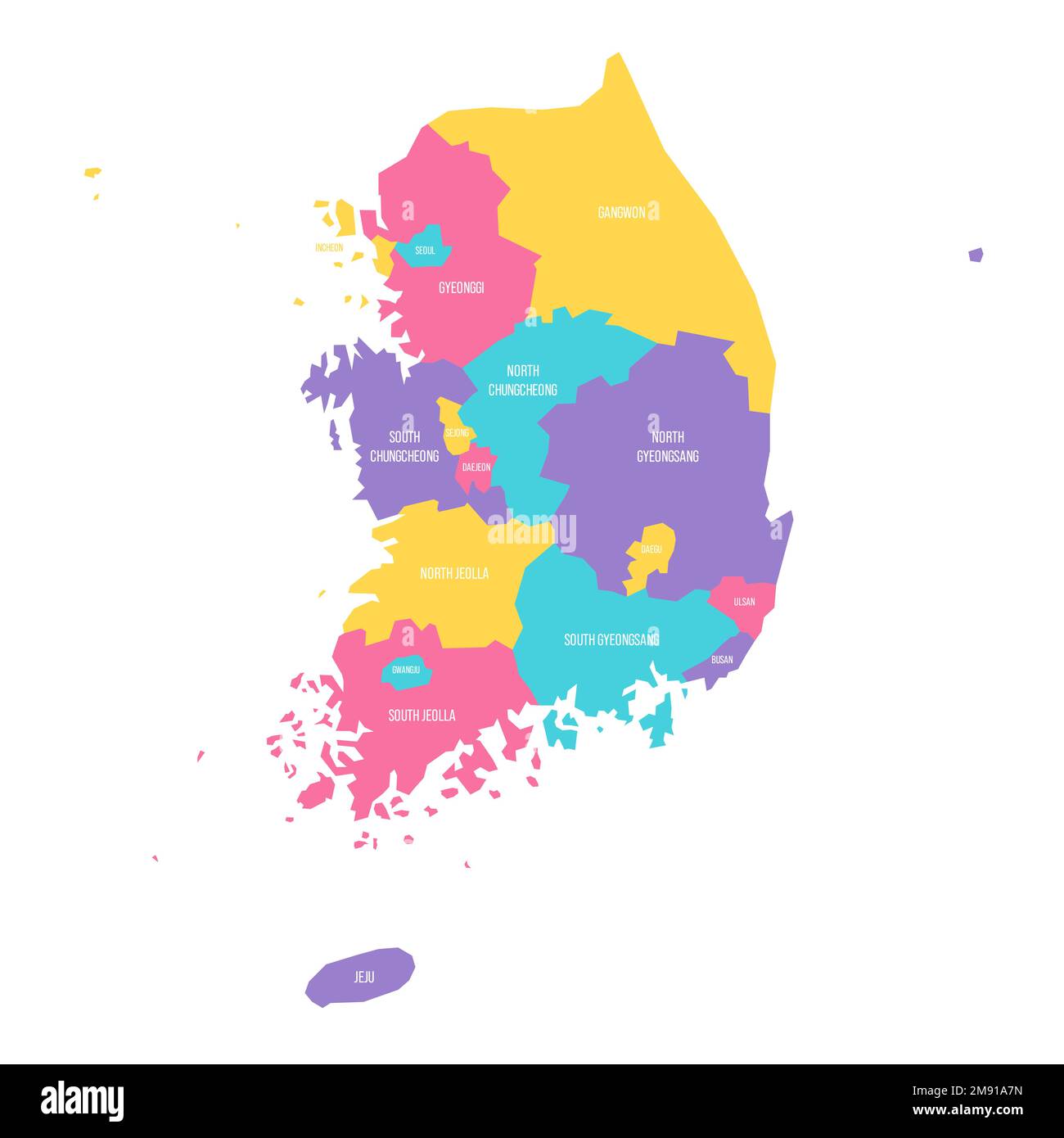 s-dkorea-politische-karte-der-verwaltungseinheiten-provinzen