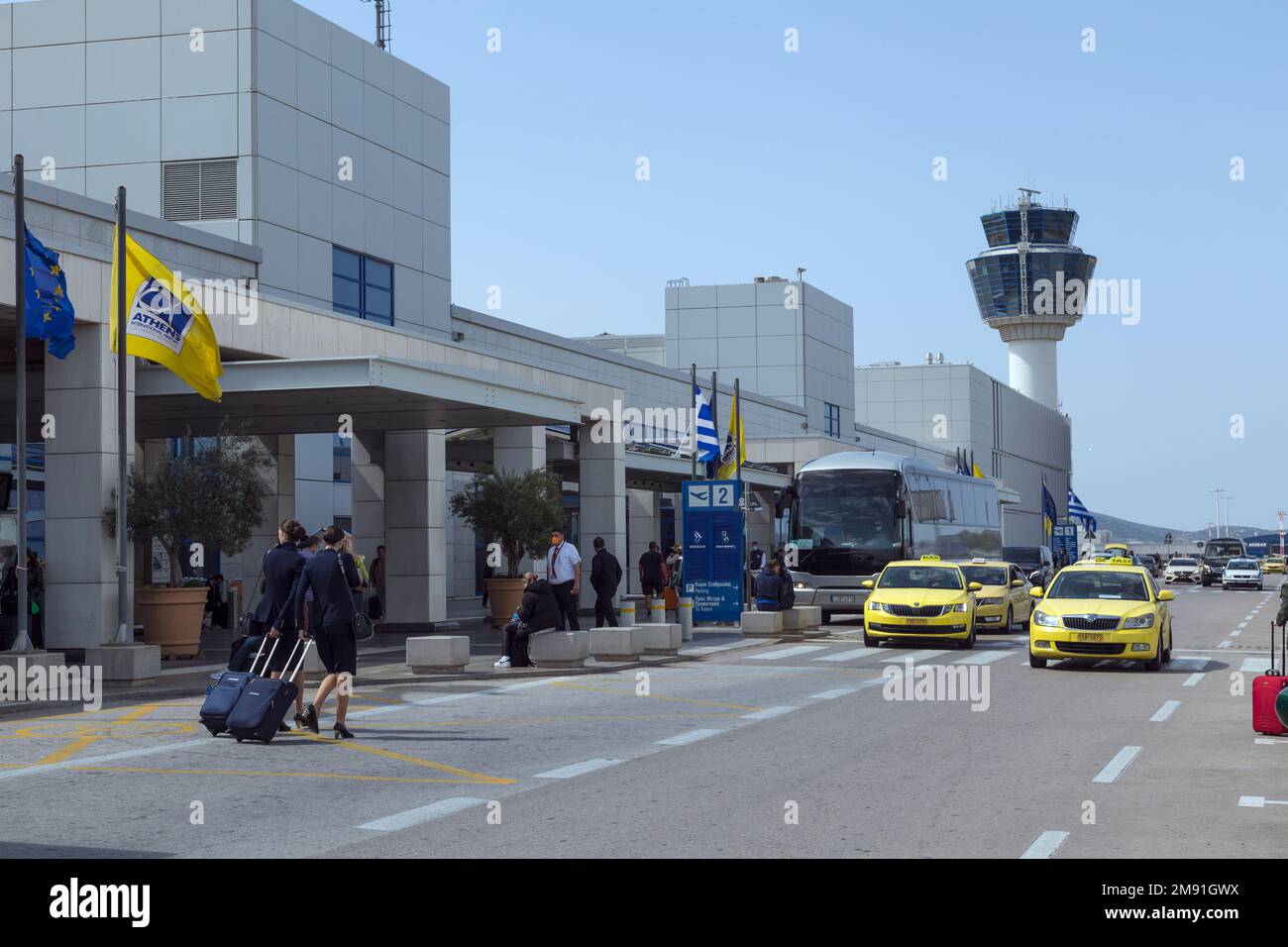 Internationaler Flughafen Athen, Griechenland Stockfoto