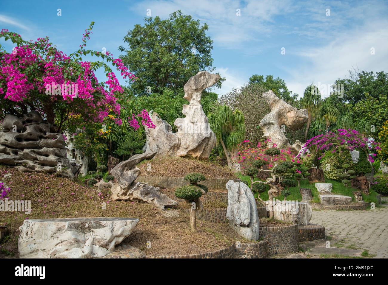 Der Million Years Stone Park in der Nähe der Stadt Pattaya in der Provinz Chonburi in Thailand, Thailand, Pattaya, November 2022 Stockfoto