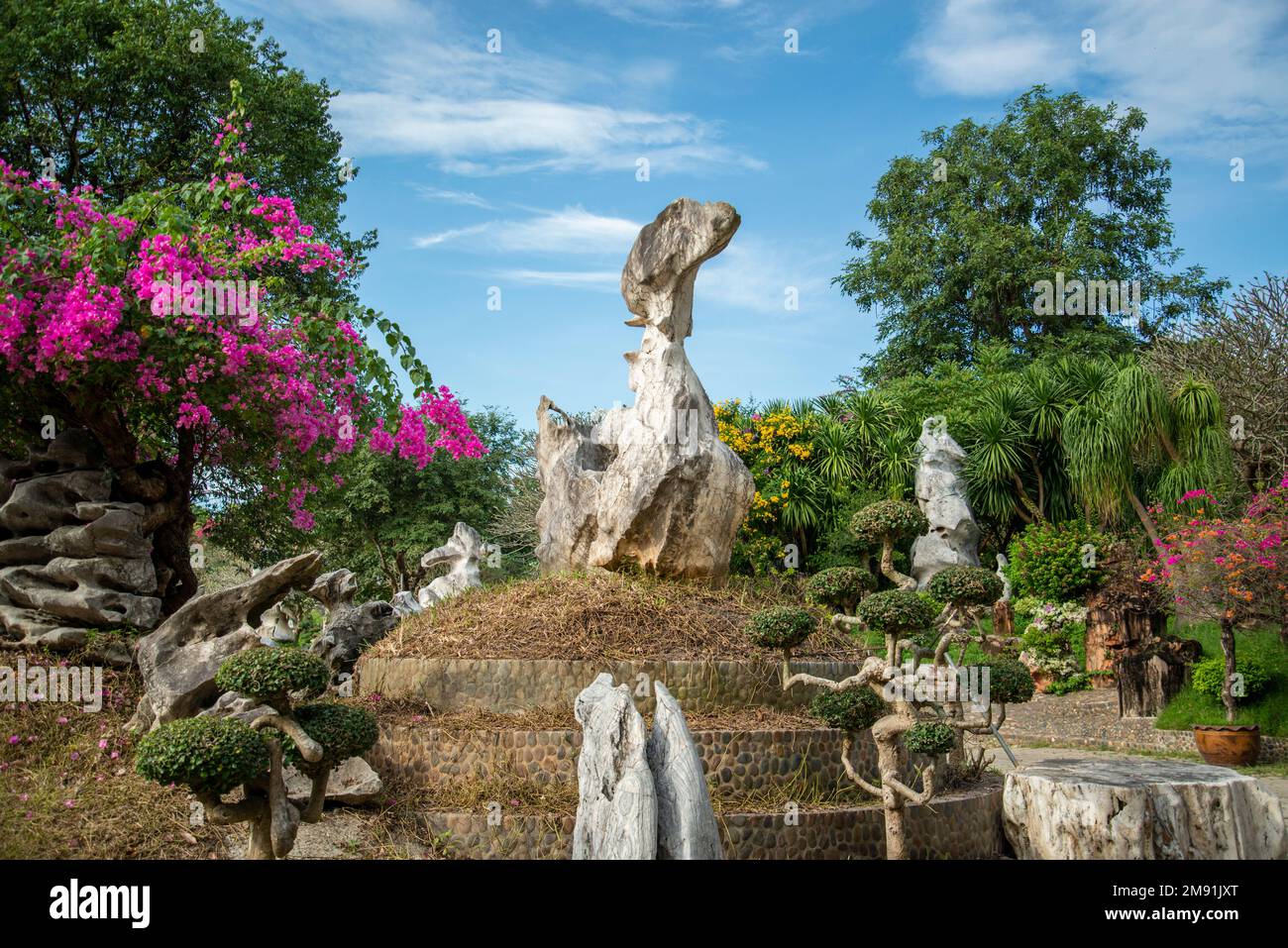 Der Million Years Stone Park in der Nähe der Stadt Pattaya in der Provinz Chonburi in Thailand, Thailand, Pattaya, November 2022 Stockfoto