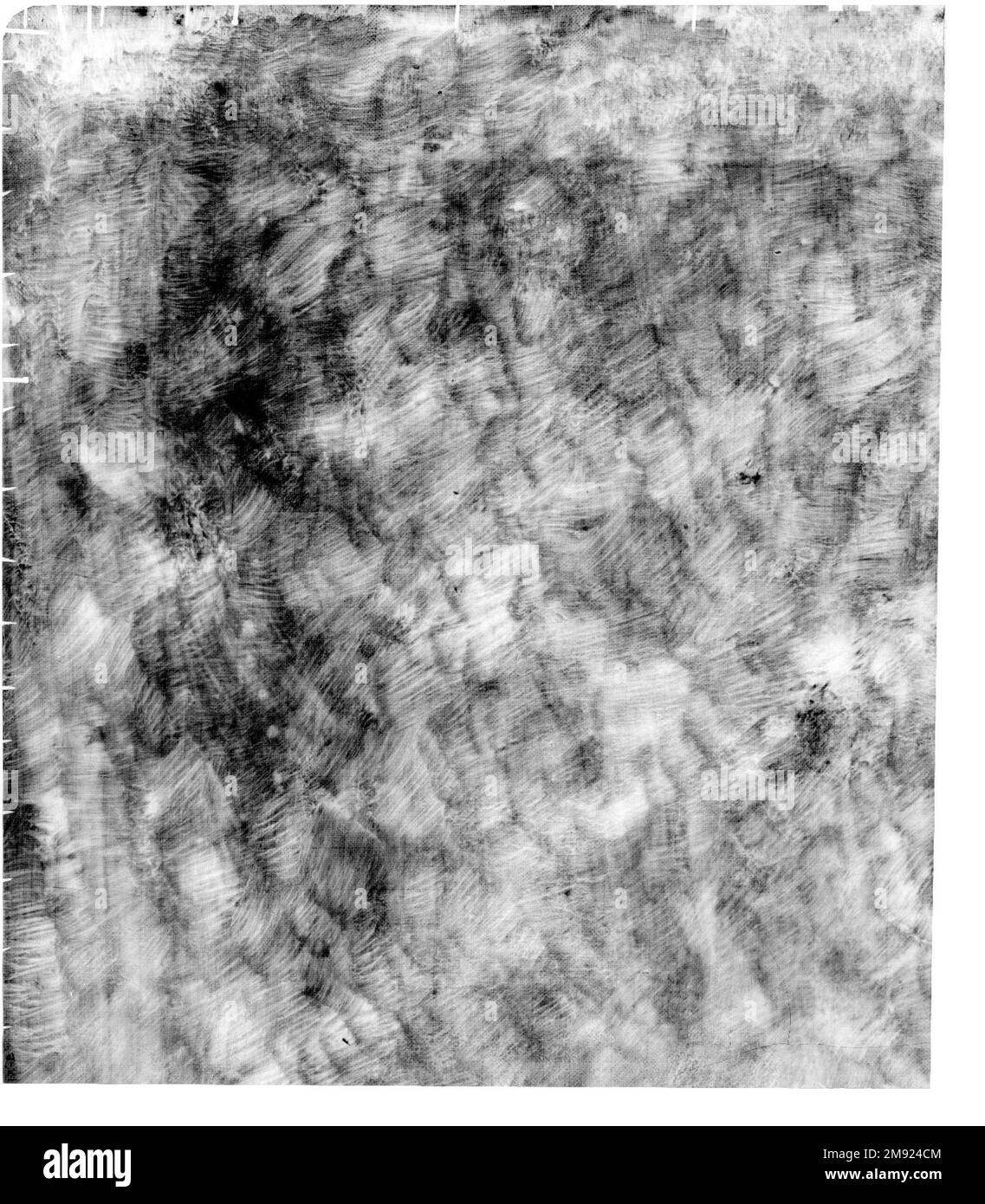 Mondschein Ralph Albert Blakelock (Amerikanisch, 1847-1919). Mondlicht, ca. 1885-1889. Öl auf Segeltuch, 27 1/16 x 32 Zoll (68,7 x 81,3 cm). Ralph Albert Blakelock hat 1869 und 1871 zahlreiche Touren durch den amerikanischen Westen unternommen und ihn dazu inspiriert, viele Jahre lang Indianer zu malen. Er war einer der ersten Maler, die von einer „dokumentarischen“ Behandlung indianischer Ureinwohner abbrachen und sich stattdessen dafür entschieden, sie in schwer lesbaren Gruppen in dunklen und stimmungsvollen Mondlichtern zu beschreiben. Dieser Ansatz markierte seine Landschaft sofort als amerikanisch, hinterließ aber die Geschichte der aktiven Fantasie seines verstorbenen Ni Stockfoto