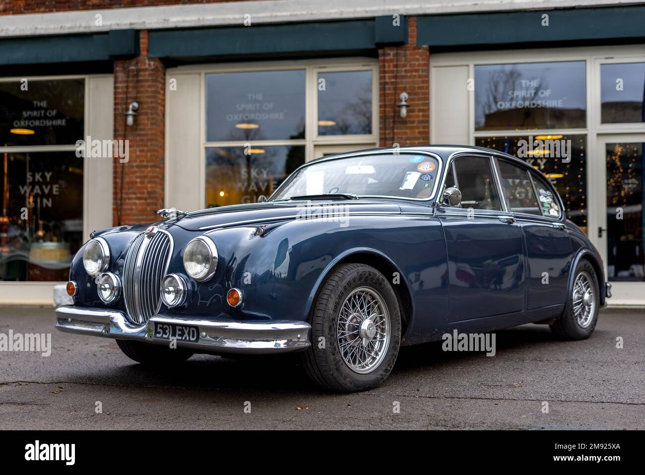 1962 Jaguar MK II Limousine „531 EXO“ auf der Januar-Scramble im Bicester Heritage am 8. Januar 2023. Stockfoto