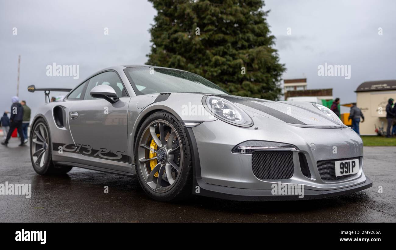 2016 Porsche 911 GT3 RS „991 P“ auf der Januar-Scramble im Bicester Heritage am 8. Januar 2023. Stockfoto