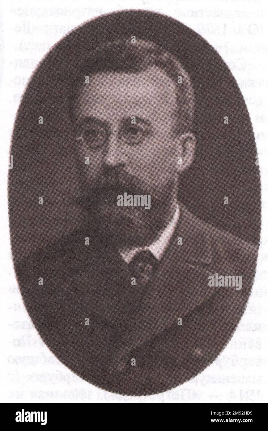 Molchanow Alexander Nikolaevich – Journalist, Prosa-Autor Ca. 1900 Stockfoto