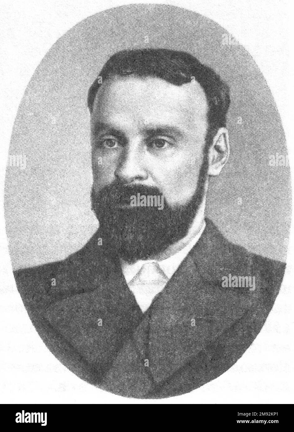 Alexander Nikolajewitsch Baranov; russischer Schriftsteller, Publizist, öffentliche Figur. Ca. Ungefähr 1900 Stockfoto