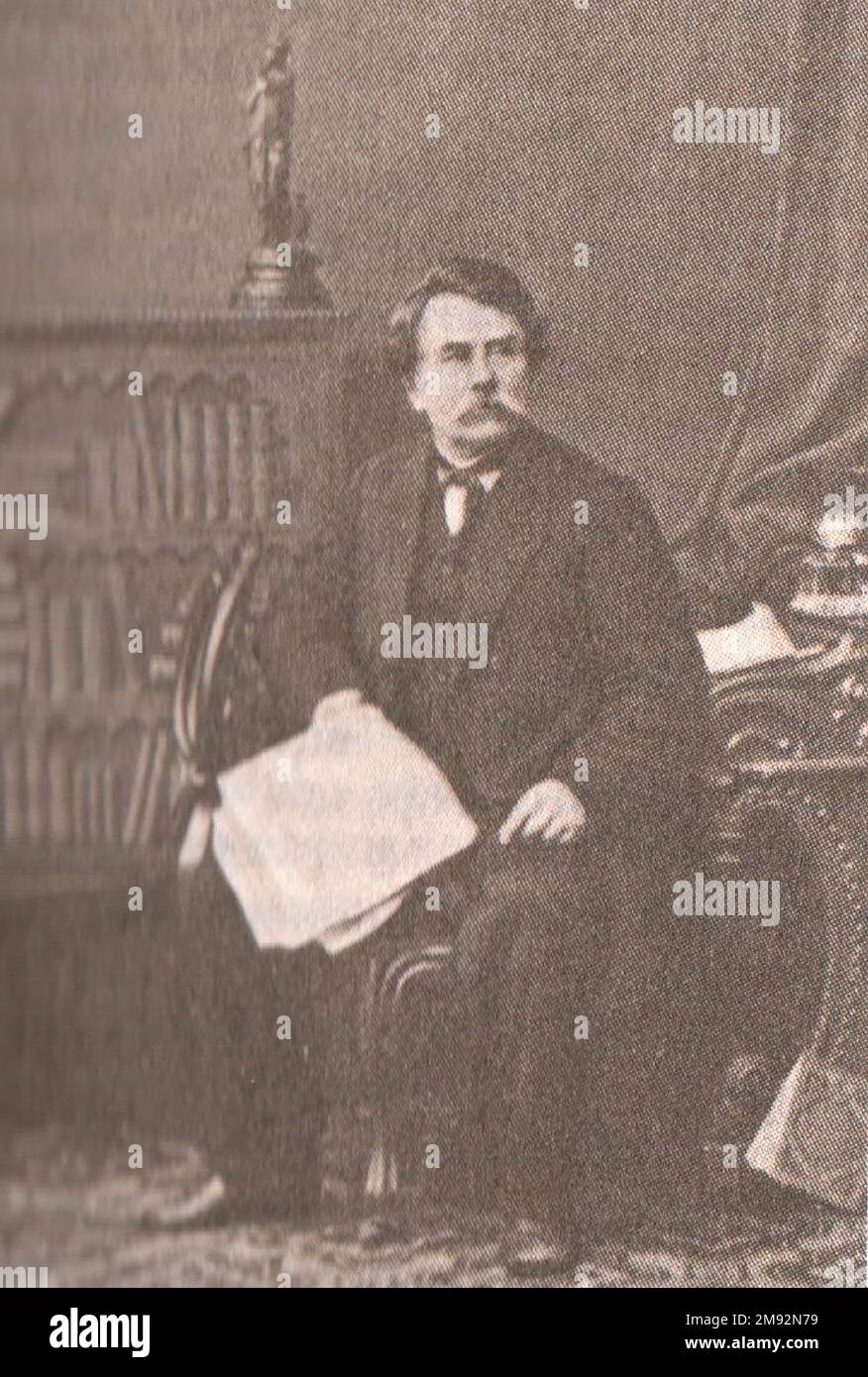 Pawel Aleksejewitsch Zarubin; ein Publizist, Prosa-Autor und Erfinder Ca. 1870 Stockfoto