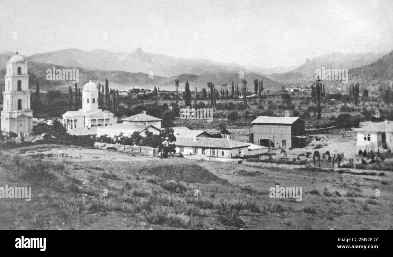 Sudak, Krim - Heilige Fürsorgekirche ca. 1900 Stockfoto