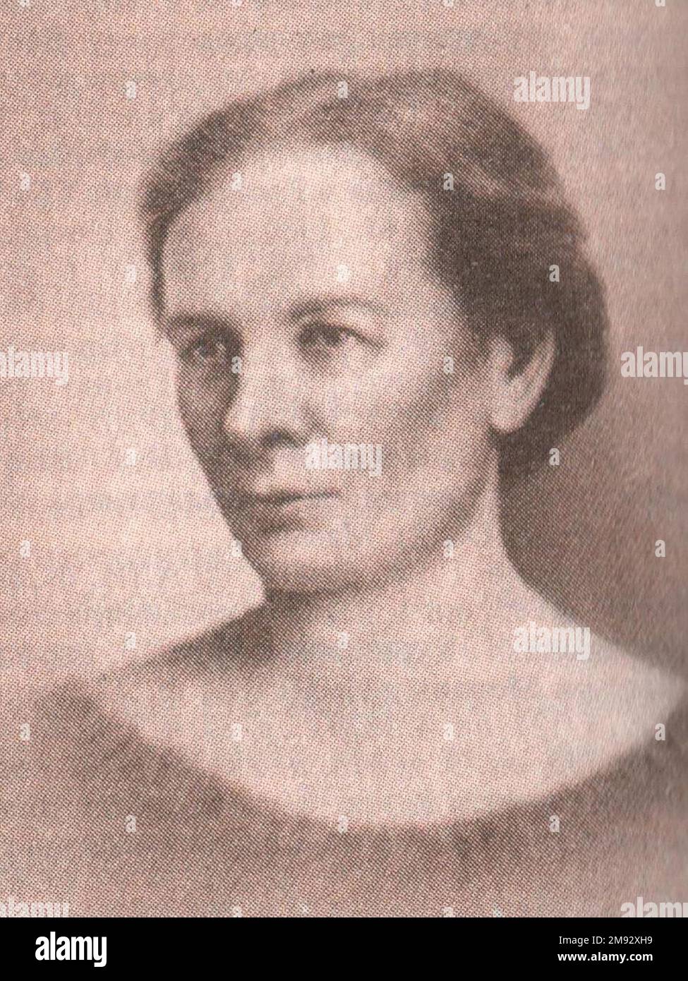 Ekaterina Michailowna Kurch (geborene Kurbanovskaja, Pseudonym Ek); Prosa-Schriftstellerin, Dramatikerin und Übersetzerin ca. 1890 Stockfoto