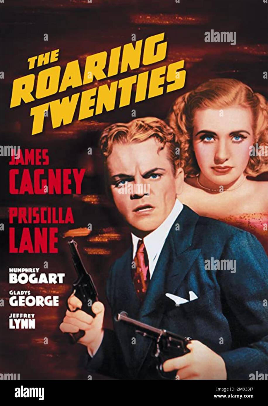 DIE KNURRENDEN ZWANZIGER 1939 Warner Bros Film mit James Cagney und Priscilla Lane Stockfoto