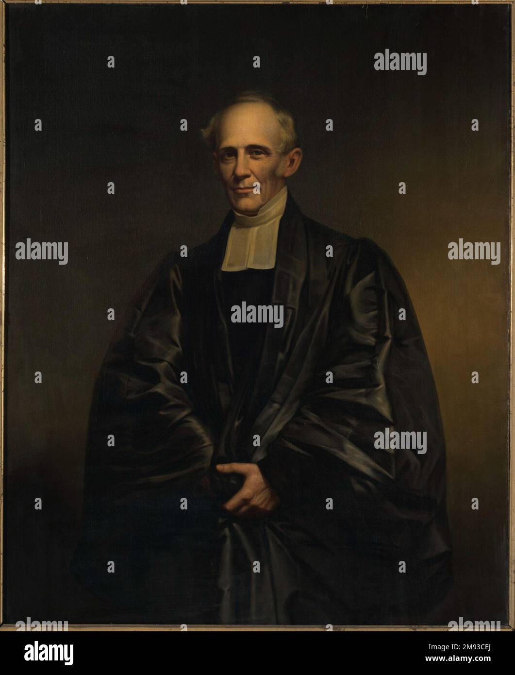 Reverend Dr. Cutler James Frothingham (Usa, 1786-1864). , Ca. 1860. Öl auf Leinwand, 56 1/8 x 43 7/8 Zoll (142,5 x 111,5 cm). Amerikanische Kunst ca. 1860 Stockfoto