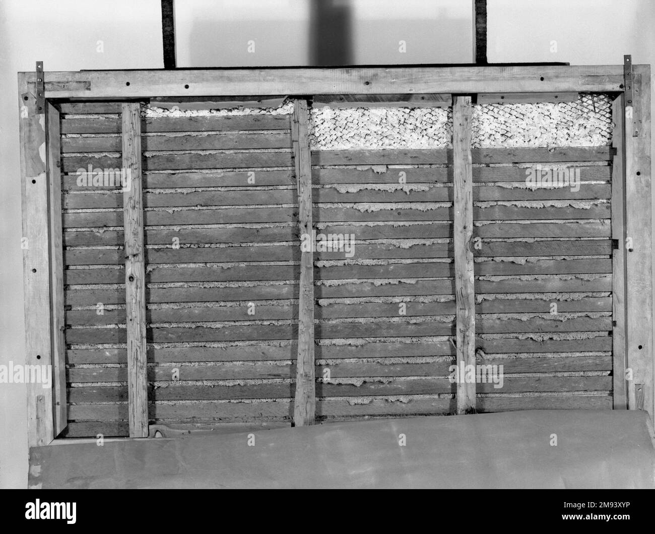Blick auf Hong Kong Harbor Youqua. Blick auf den Hafen von Hongkong. Öl auf Segeltuch, 38 x 60 Zoll (96,5 x 152,4 cm). Europäische Kunst Stockfoto