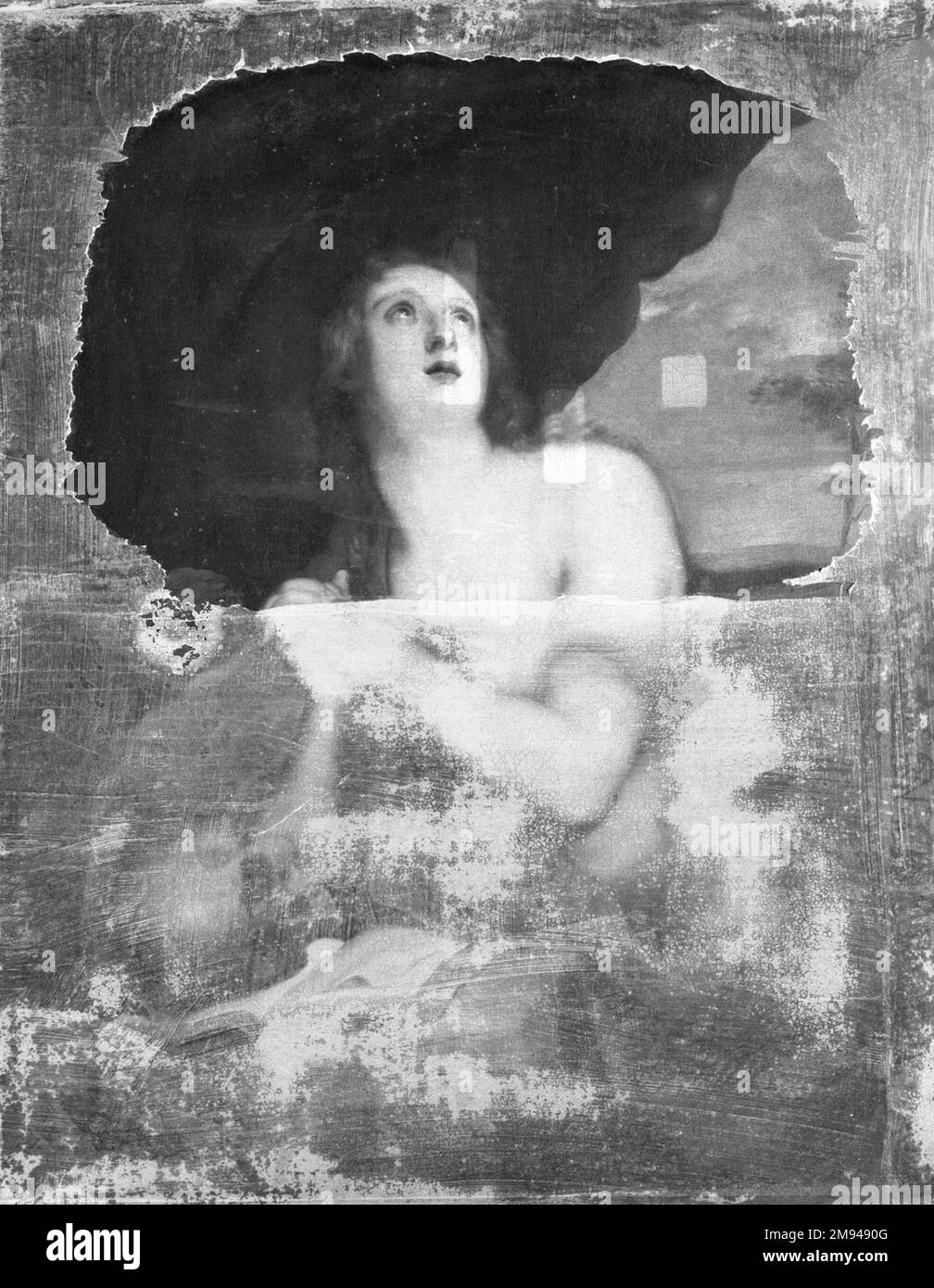 Magdalene Bußgänger Sir Anthony van Dyck (Flämisch, 1599-1641). Öl auf Segeltuch, 49 1/8 x 39 Zoll (124,8 x 99,1 cm). Europäische Kunst Stockfoto