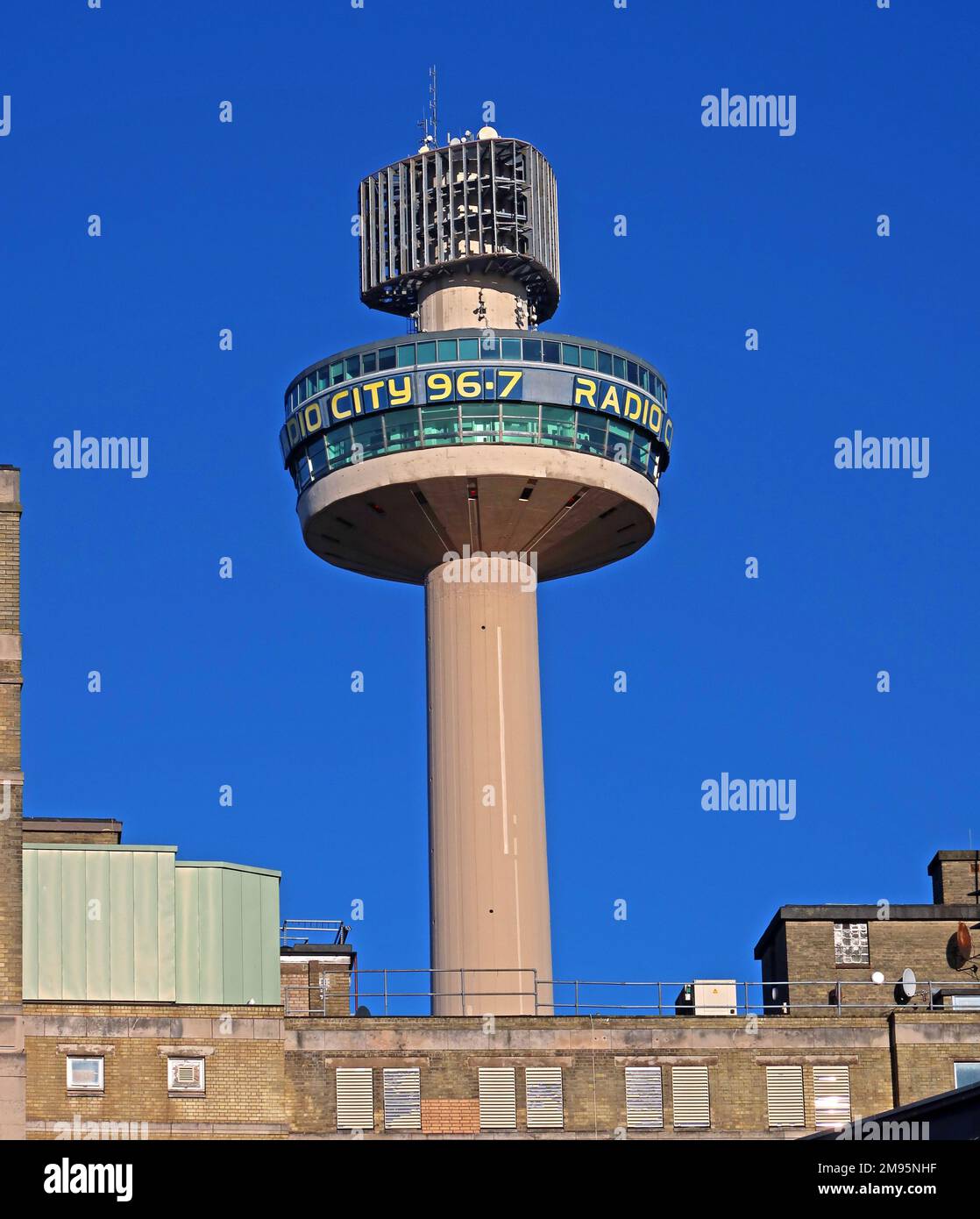 St Johns Beacon Viewing Gallery, Radio City 96,7 Tower, St Johns Beacon, 1 Houghton St, Liverpool, Merseyside, ENGLAND, GROSSBRITANNIEN, L1 1RL Stockfoto