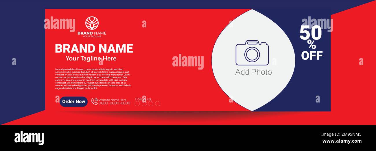 Postvorlage für minimalistisch-kreative Beiträge in sozialen Medien. Einfache Bannervorlage für den Verkauf. Vorlage für Werbebanner Stock Vektor