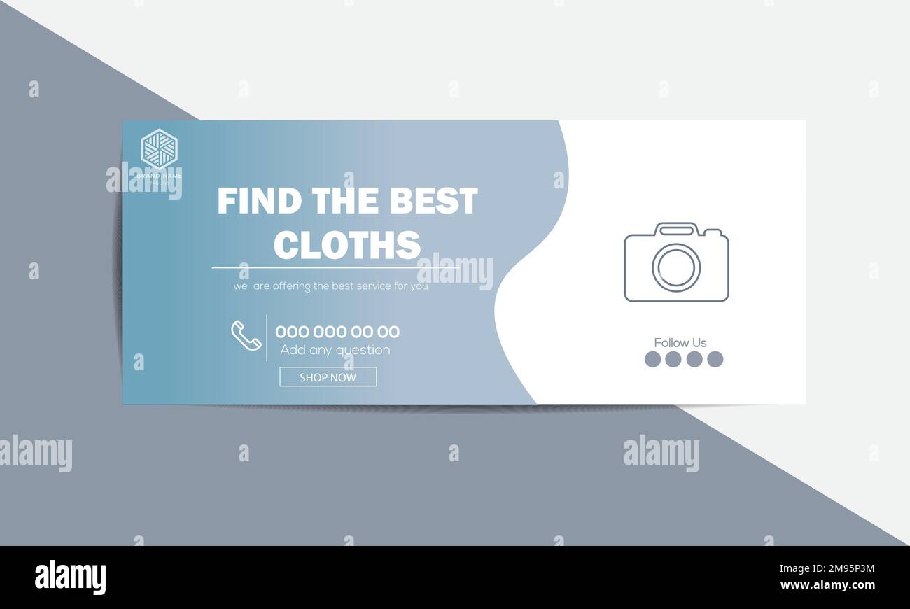 Online-Marketing-Webinar Deckbanner Vorlage für Social-Media-Beitrag. Webbanner-Vorlage für digitales Marketing Stock Vektor