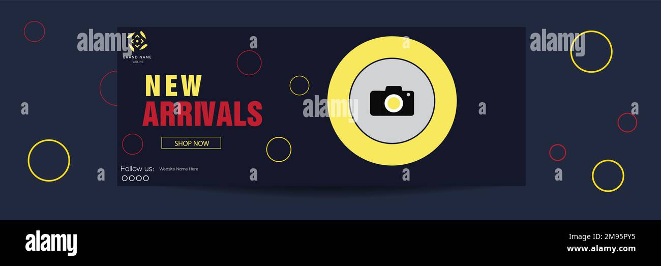 Online-Marketing-Webinar Deckbanner Vorlage für Social-Media-Beitrag. Webbanner-Vorlage für digitales Marketing Stock Vektor