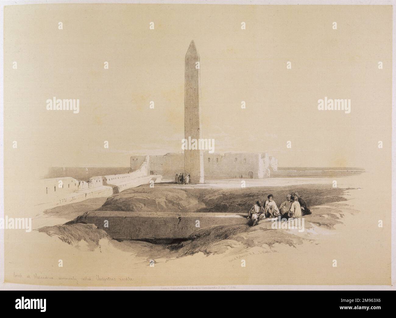 Der Obelisk von On, in Heliopolis, Ägypten Stockfoto