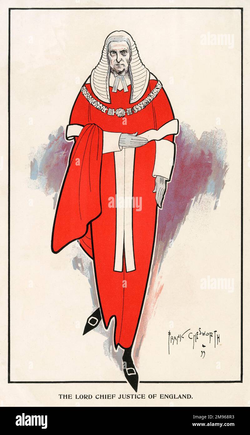 Charles Arthur Russell, Baron Russell von Killowen (1832-1900). Britischer Staatsmann und Lord Chief Justice von England und Wales. Stockfoto