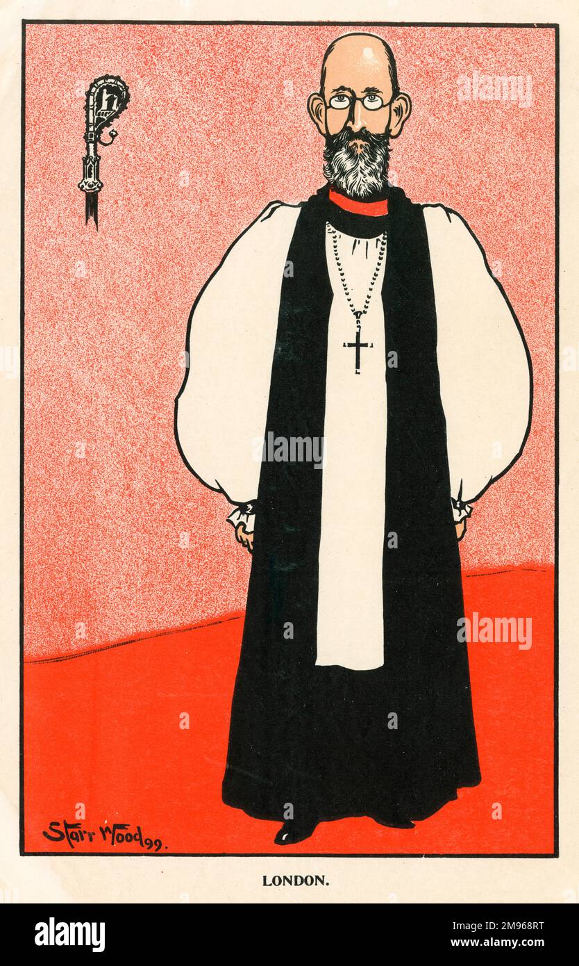 Mandell Creighton, Bischof von London (1843-1901). Vor seinem vorzeitigen Tod glaubte man weithin, dass Creighton später Erzbischof von Canterbury werden würde. Stockfoto